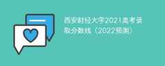 西安财经大学2021高考录取分数线（2022预测）