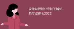 安徽财贸职业学院王牌优势专业排名2022