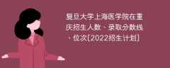 复旦大学上海医学院在重庆录取分数线、位次、招生人数[2022招生计划]