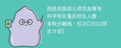 西昌民族幼儿师范高等专科学校在重庆录取分数线、位次、招生人数[2022招生计划]
