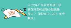 2022年广东以色列理工学院在陕西的录取分数线是多少？「附2019~2021年分数线」