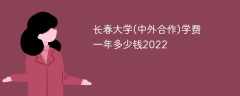 长春大学(中外合作)学费一年多少钱2023（2022收费标准）