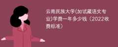 云南民族大学(加试藏语文专业)学费一年多少钱2023（2022收费标准）