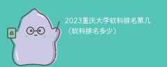 2023重庆大学软科排名第几（软科排名多少）