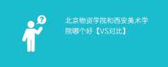 北京物资学院和西安美术学院哪个好【VS对比】