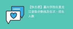 嘉兴学院在黑龙江录取分数线及位次、招生人数「2021-2023招生计划」