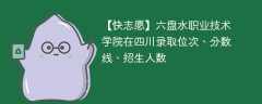 六盘水职业技术学院在四川录取位次、分数线、招生人数「2022-2024招生计划」