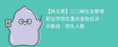 三门峡社会管理职业学院在重庆录取位次、分数线、招生人数「2021-2023招生计划」