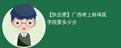 2025广西考生多少分能上蚌埠医科大学(附2022-2024录取分数线)