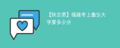 2025福建考多少分能上鲁东大学(附2022-2024录取分数线)