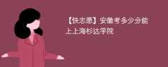 2025安徽考上上海杉达学院要多少分(附2022-2024录取分数线)