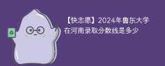 2024年鲁东大学在河南录取分数线是多少（2024~2022近三年分数位次）