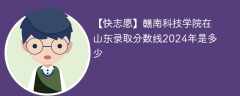 赣南科技学院在山东录取分数线2024年是多少（2024~2022近三年分数位次）