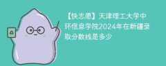 天津理工大学中环信息学院2024年在新疆录取分数线是多少（2024~2022近三年分数位次）
