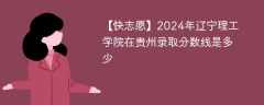 2024年辽宁理工学院在贵州录取分数线是多少（2023~2021近三年分数位次）