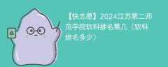 2024江苏第二师范学院软科排名第几（软科排名多少）