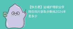 运城护理职业学院在四川录取分数线2024年是多少（2024~2022近三年分数位次）