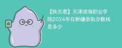 天津滨海职业学院2024年在新疆录取分数线是多少（2024~2022近三年分数位次）