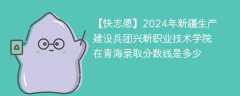 2024年新疆生产建设兵团兴新职业技术学院在青海录取分数线是多少（2023~2021近三年分数位次）