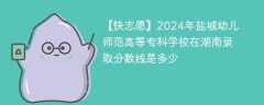 2024年盐城幼儿师范高等专科学校在湖南录取分数线是多少（2024~2022近三年分数位次）
