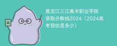 黑龙江三江美术职业学院录取分数线2024（2024高考预估是多少）