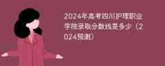 2024年高考四川护理职业学院录取分数线是多少（2024预测）