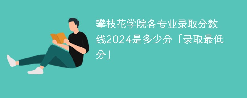 攀枝花学院各专业录取分数线2024是多少分「录取最低分」