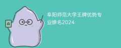 阜阳师范大学王牌优势专业排名2025