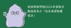 桂林旅游学院2024年录取分数线是多少「在各省录取最低分」