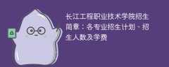 2025年长江工程职业技术学院招生简章：各专业招生计划、招生人数及学费