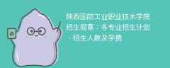 陕西国防工业职业技术学院招生简章2025年：各专业招生计划、招生人数及学费