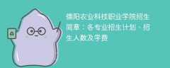 德阳农业科技职业学院2025年招生简章：各专业招生计划、招生人数及学费