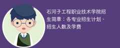 2025年石河子工程职业技术学院招生简章：各专业招生计划、招生人数及学费