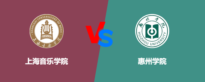 上海音乐学院pk惠州学院，哪个好？