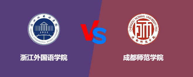 浙江外国语学院VS成都师范学院，哪个好？