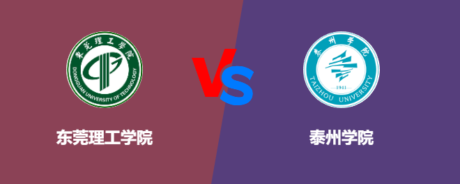 东莞理工学院和泰州学院对比哪个好