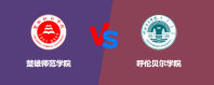 楚雄师范学院和呼伦贝尔学院对比哪个好？谁排名高