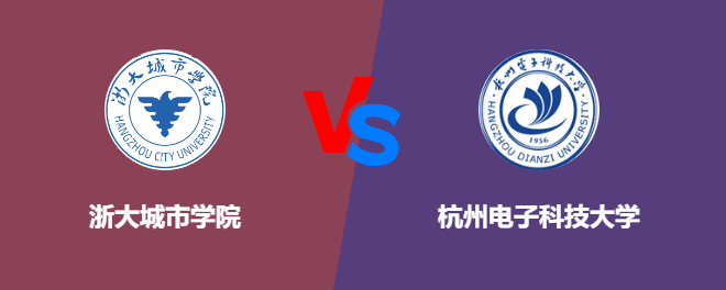 浙大城市学院pk杭州电子科技大学，哪个好？