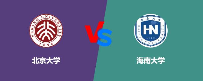 北京大学VS海南大学，哪个好？