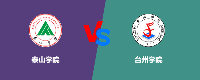 泰山学院pk台州学院，哪个好？