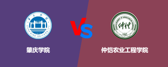 肇庆学院VS仲恺农业工程学院，哪个好？