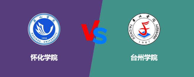 怀化学院VS台州学院，哪个好？