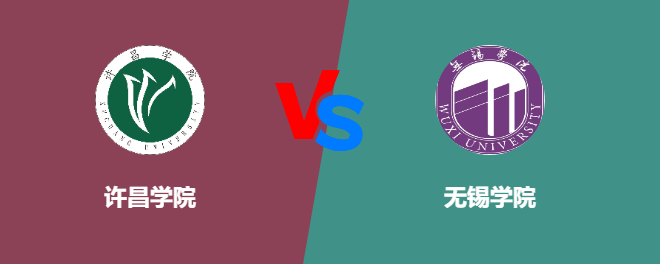 许昌学院VS无锡学院，哪个好？