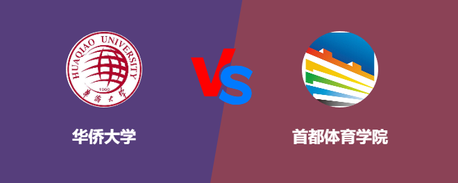 华侨大学VS首都体育学院，哪个好？