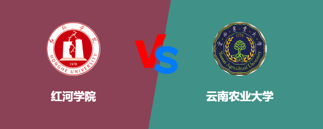 红河学院和云南农业大学哪个好【VS对比】