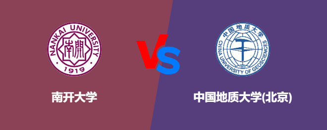 南开大学pk中国地质大学(北京)，哪个好？