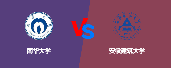 南华大学VS安徽建筑大学，哪个好？