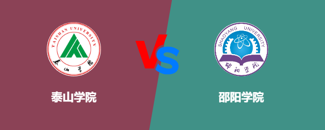 泰山学院pk邵阳学院，哪个好？