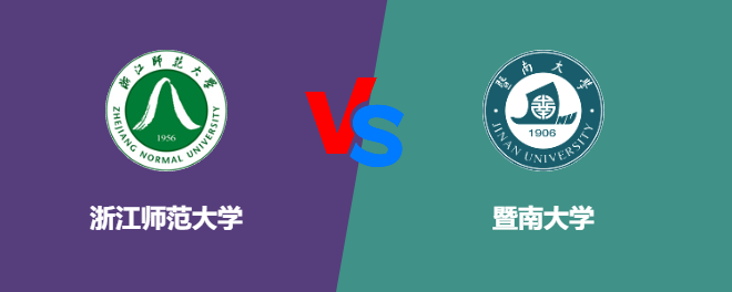 浙江师范大学和暨南大学对比哪个好
