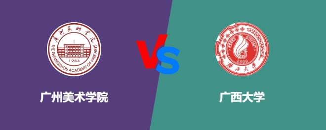 广州美术学院和广西大学对比哪个好